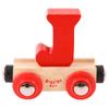 Bigjigs Rail Rail Name Letter J (Red) view 1