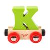 Bigjigs Rail Rail Name Letter K (Green) view 1