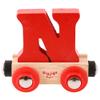 Bigjigs Rail Rail Name Letter N (Red) - Other Major Wooden Rail Brands are Compatible view 1