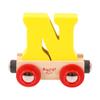 Bigjigs Rail Rail Name Letter N (Yellow) view 1