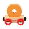 Bigjigs Rail Rail Name Letter O (Orange) - Other Major Wooden Rail Brands are Compatible view 1