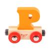 Bigjigs Rail Rail Name Letter P (Orange) view 1