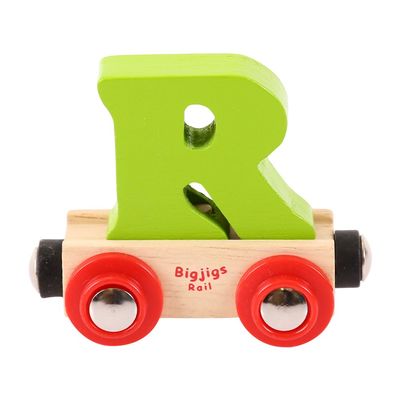 Bigjigs Rail Rail Name Letter R (Green)