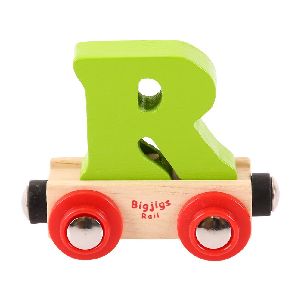 Bigjigs Rail Rail Name Letter R (Green)