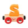Bigjigs Rail Rail Name Letter S (Orange) view 1