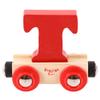 Bigjigs Rail Rail Name Letter T (Red) - Other Major Wooden Rail Brands are Compatible view 1