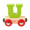 Bigjigs Rail Rail Name Letter U (Green) view 1