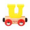Bigjigs Rail Rail Name Letter U (Yellow) view 1