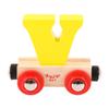 Bigjigs Rail Rail Name Letter V (Yellow) view 1