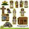 He is Risen Bible Felt Set | 13 PRECUT & Ready to Play Colorful & Durable Bible Felt Figures for Toddlers, Preschool & Kindergarten | Reusable Bible Felt Board Stories view 4