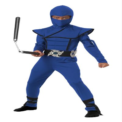 California Costumes Child Blue Stealth Ninja Costume Small