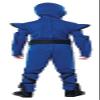 California Costumes Child Blue Stealth Ninja Costume Small view 3