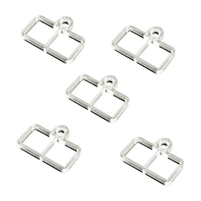 LITKO Flight Stand Dice Tray for Dual 12mm D6, Clear (5)
