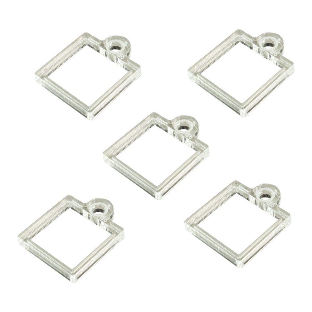 LITKO Flight Stand Dice Tray for 16mm D6 Dice, Clear (5)
