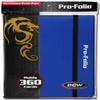 BCW Folio 9-Pocket Card Album - Black | Archival Safe, Side-Loading Trading Card Binder | Premium Collectible Storage Solution for Trading Cards, TCG, Sports Cards, and More - 360-Card Capacity view 1