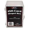 BCW Hinged Trading Card Box  150 Count | Clear Plastic Card Storage Box | Snap Lock Trading Card Case for Pokmon, and TCG Cards view 1