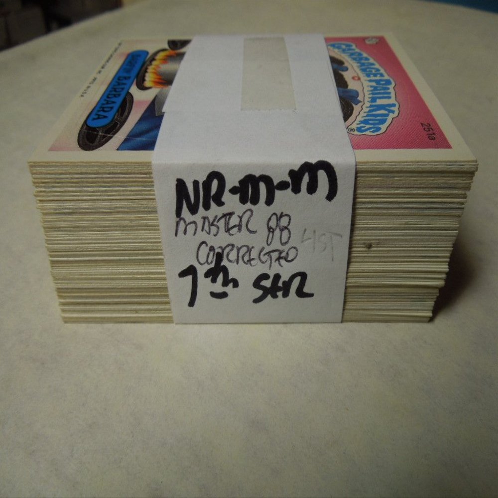 1986 Garbage Pail Kids cards series 7 complete set