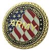 United States Army Emblem / Veteran with Flag-gp Challenge Coin 1101# view 2