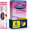 Pedialyte Large Powder Packs, Strawberry Lemonade, 6 Count, Pack of 3 view 1