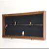 sfDisplay.com,LLC. 1 Golf Club Ball Putter Driver Iron Display Case Cabinet Rack w/98% UV (Walnut Finish, Black Background) view 2