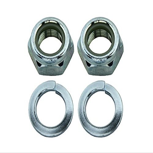 Lowrider Trike Axls Nut and Washer Set Chrome.