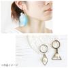 (Nippon Chuko) NBK 5 Pairs 15mm Hoop Earrings with Ring Antique Gold KE184-AG view 3