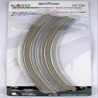 Kato 20-185 N Unitrack 18 7/8 - 17 5/8 Radi Dbl Curve 2pcs