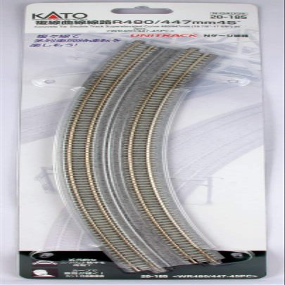 Kato 20-185 N Unitrack 18 7/8 - 17 5/8 Radi Dbl Curve 2pcs