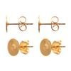 NBK Ironing Board with Earrings 10 Pairs Total length 12 mm Gold ke156 G view 1