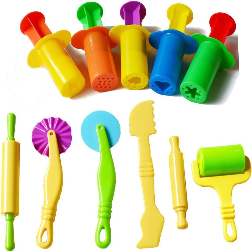 Carykon Set of 11 PCS Smart Dough Tools Kit with Models and Molds, Dough Extruders