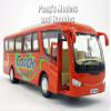 Kinsfun Pavlysh Diecast Coach Bus Set - 4 Buses, Red, Blue, White, Yellow - Pull Back & Go Action - Kid - Metal - No Batteries Required view 3