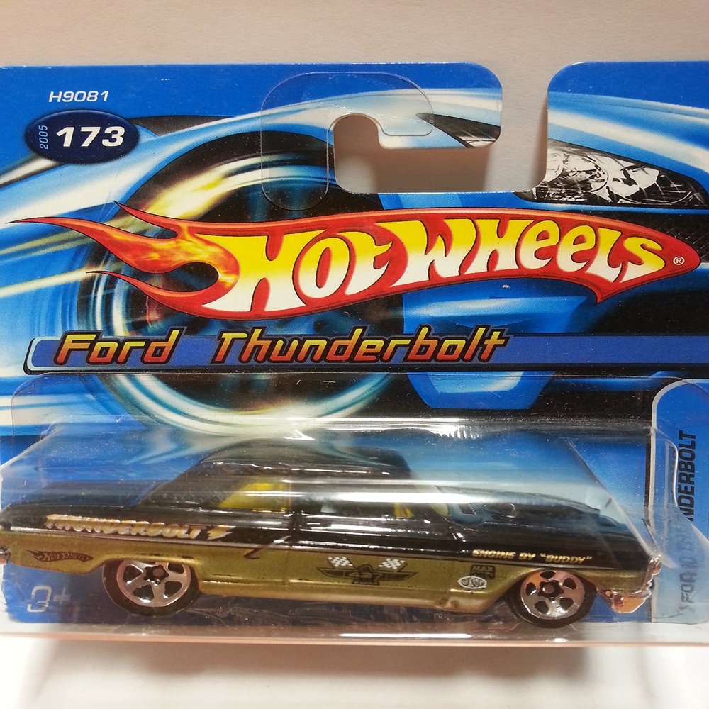 Hot Wheels 2006#173 Black and Gold Ford Thunderbolt