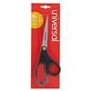 (6 Pack Value Bundle) UNV92010 Economy Scissors, 8" Length, Bent Handle, Stainless Steel, Black view 1