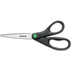 (6 Pack Value Bundle) ACM41418 KleenEarth Recycled Stainless Steel Scissors, 8" Straight, Black