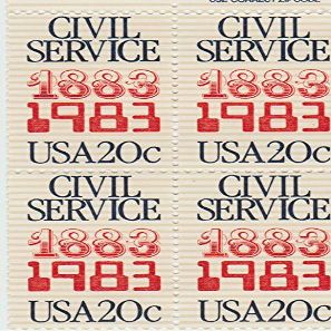 1983 Civil Service 20 Cent Stamp, Scott #2053, Set of 4