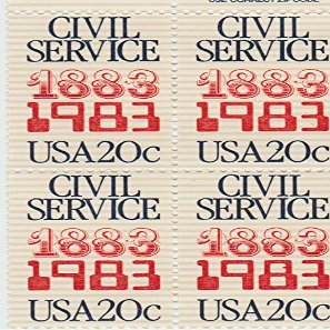 1983 Civil Service 20 Cent Stamp, Scott #2053, Set of 4