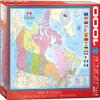 EuroGraphics Map of Canada Puzzle (1000 Piece) view 2