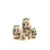 BuyRussianGifts 1.25" Small Miniature White Elephant MINI Nesting Dolls Russian Hand Carved Hand Painted 5 Piece/The Smallest Matryoshka in The World view 1