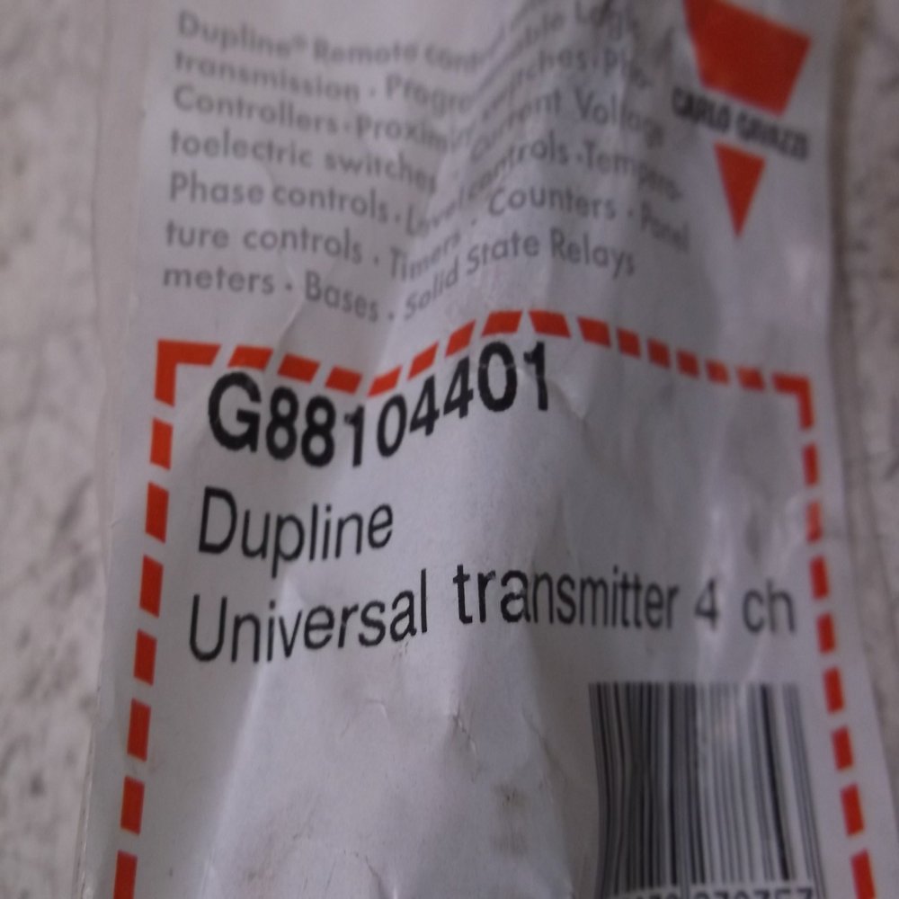CARLO GAVAZZI G88104401 BA UNIVERSAL 4 CH TRANSMITTER