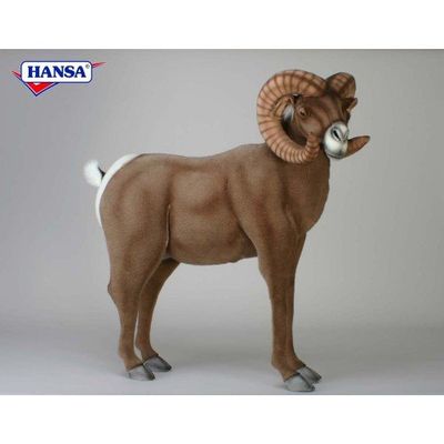 41" Lifelike Handcrafted Extra Soft Plush Big Horn Ram Stuffed Animal