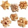 ULT-unite3D Wooden Cube Brain Teaser Puzzle view 1
