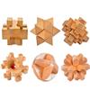 ULT-unite3D Wooden Cube Brain Teaser Puzzle view 3