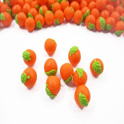 Lot 10 Oranges Fruit Dollhouse Miniature Food Supply Charms 3918