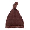 BestKnit Baby girls and boy crochet Knitted Newborn Knotted Elf Hat Beanie Small Brown view 1