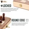 Chess Armory Wooden Chess Set 15 Inch - Classic Handcrafted Game Board for Adults and Kids with Extra Queen Pieces and Storage Box - Ideal for Home and Travel - Non-Magnetic view 4