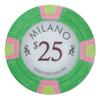 Claysmith Gaming Milano Poker Chip Lightweight 10-gram Casino Clay  Pack of 50 ($25 Green) view 1