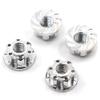 Yeah Racing YA-0448SV 4mm Aluminium Wheel Flange Lock Nut Silver For RC Car view 1