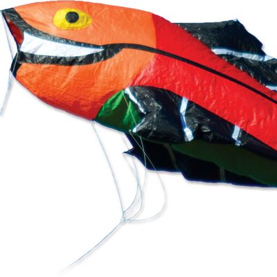 Premier Kites Large Flying Fish Kite - Rainbow