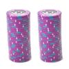 Claysmith Gaming The Mint Poker Chip Heavyweight 13.5-gram Clay Composite  Pack of 50 ($5000 Pink) view 2