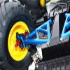 GPM For Tamiya Lunch Box Upgrade Parts Aluminum Front Knuckle Arm - 1Pr Set Orange view 3